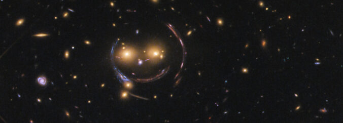 Cheshire Cat Gravitational Lens image by Judy Schmidt / NASA